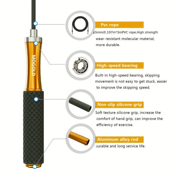 Detachable Self-Locking Weighted Jump Ropes