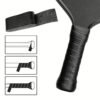 Pickleball Racket with Perforated Sweat-Absorbing Grip